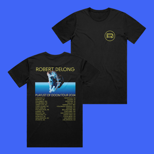 Playlist of Doom Black Tour Tee